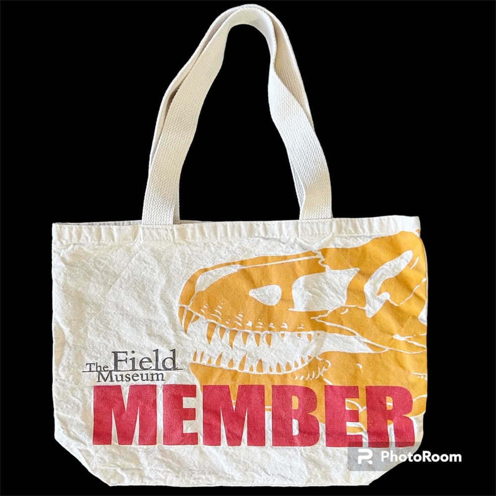*SOLD* The Field Museum Chicago Member Canvas Reusable Tote Bag Market